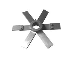 六斜叶开启涡轮式搅拌器 六斜叶开启涡轮式搅拌器